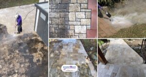 Почистване на външни мазилки и фасади с Power Washing