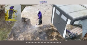 Абонаментно почистване за външни настилки с Power Washing